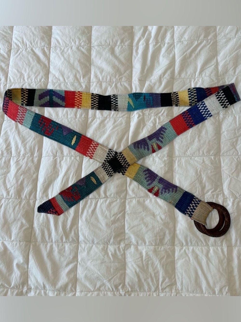 Vintage Artseania Woven Belt